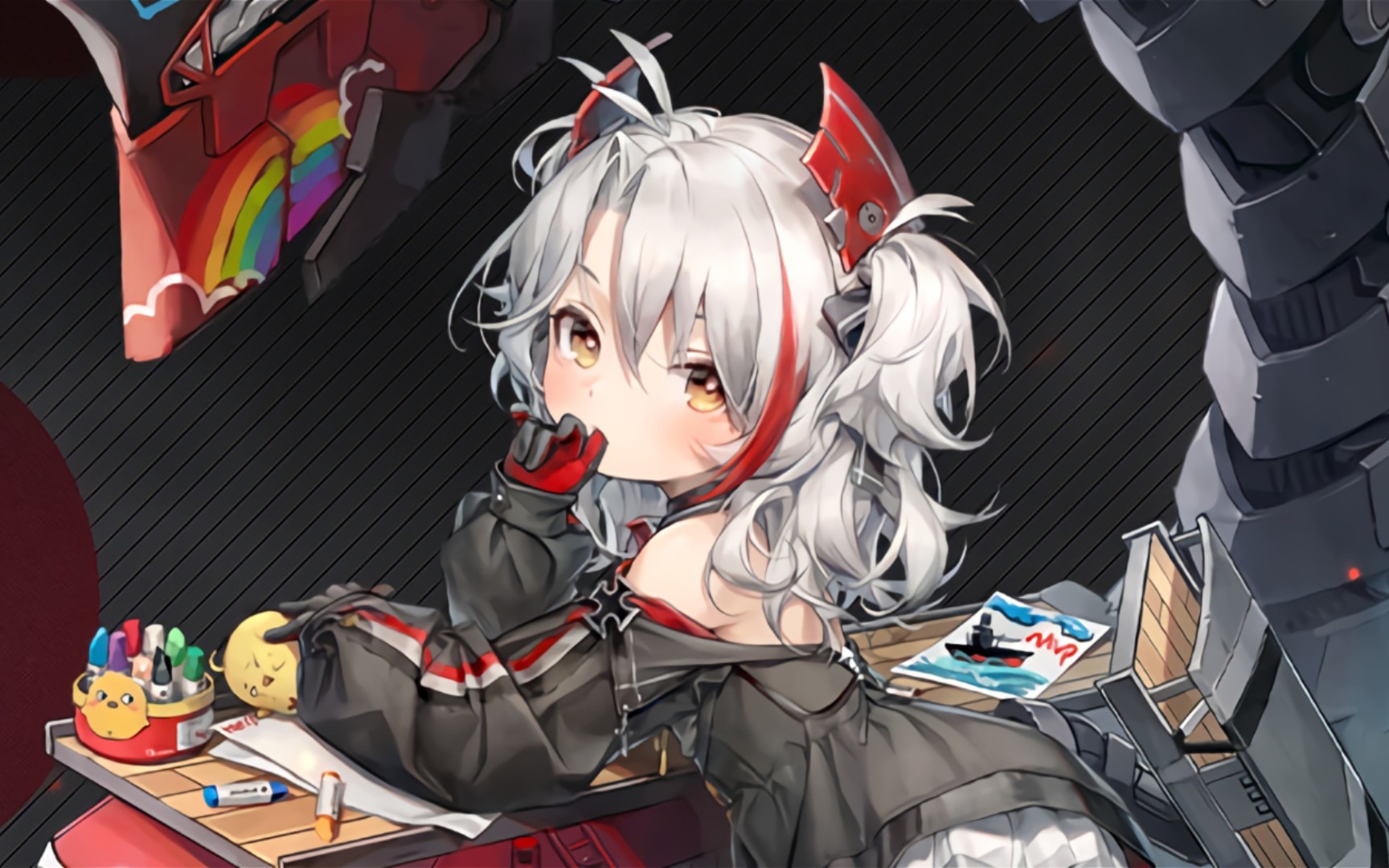 小欧根:指挥官?为什么一直盯着我看?【碧蓝航线】