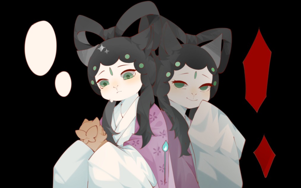 【京剧猫】重新看一遍动画依然被阿紫看哭了,以至于不知道气泡里写