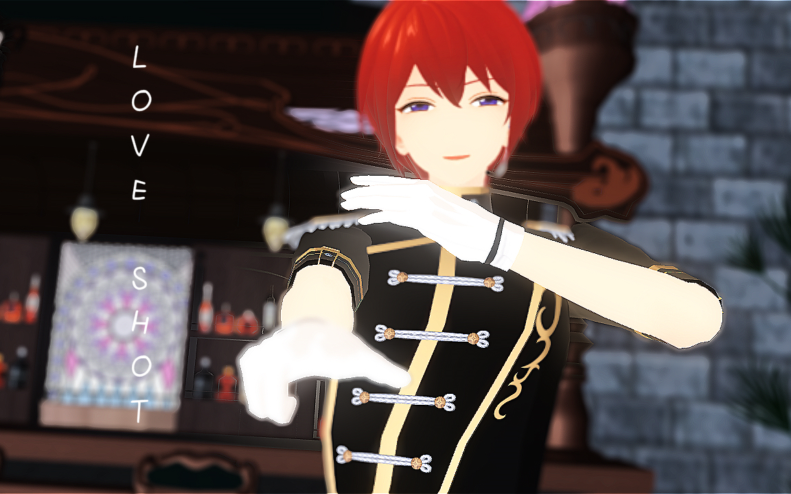 【偶像梦幻祭mmd】姐姐大人,是love shot呀 【朱樱司】_哔哩哔哩 (゜