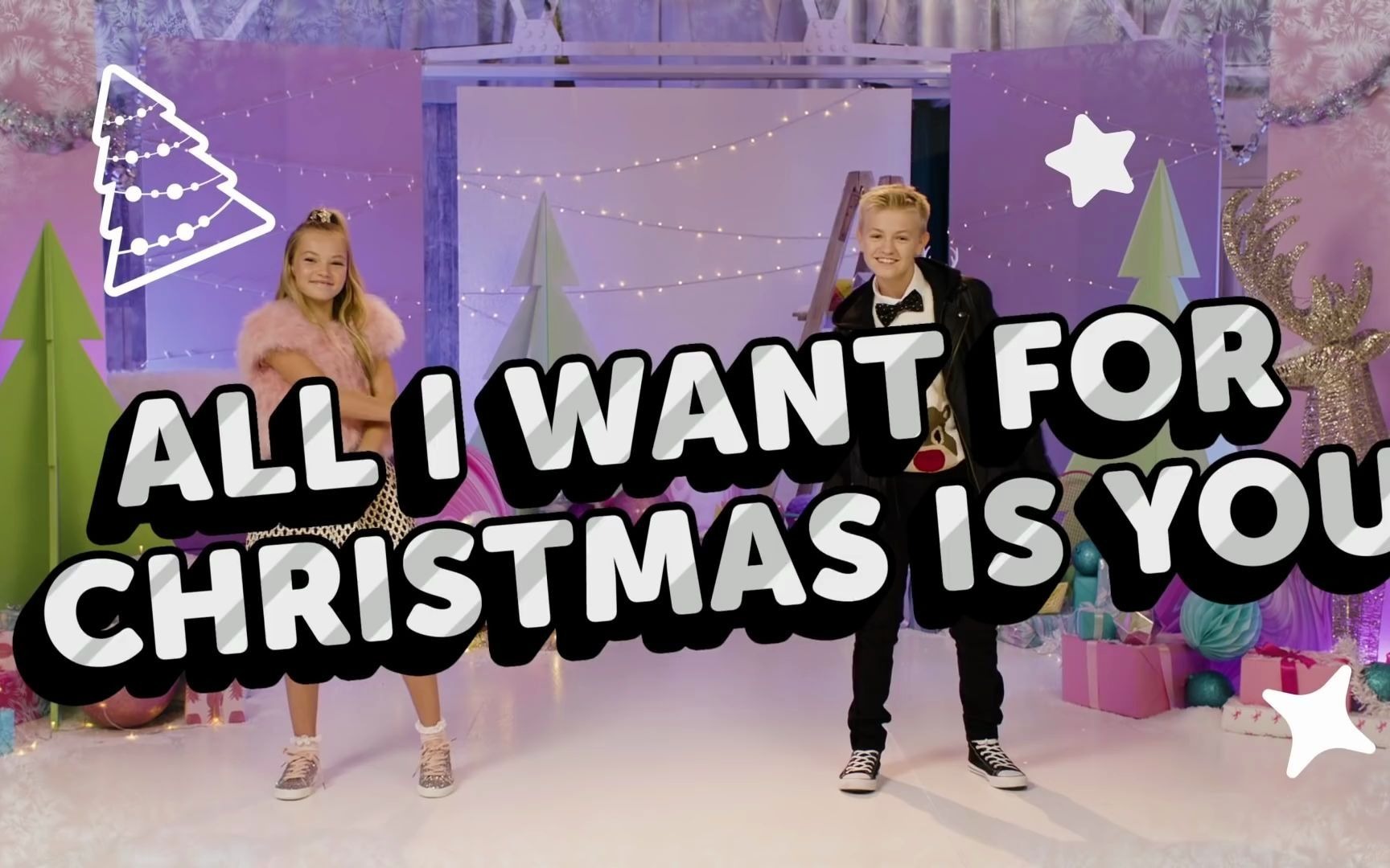 [图]英文歌: 圣诞节我想要的只有你 (青少年跳唱版) All I Want For Christmas Is You by Kids Bop