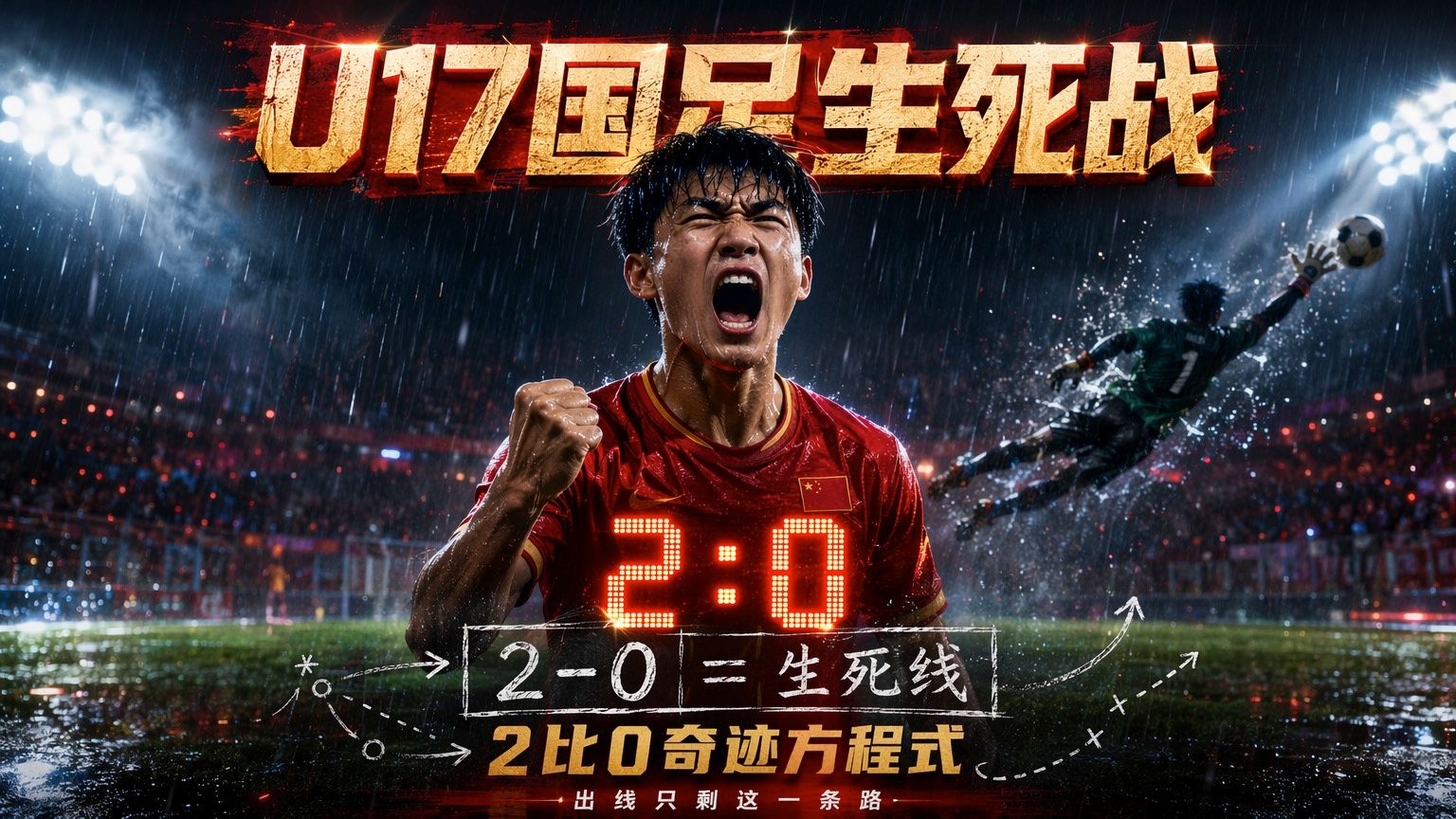 U17国足生死战：2比0奇迹方程式