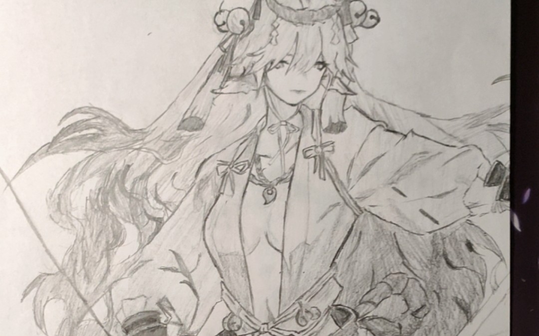 阴阳师铃鹿御前手绘