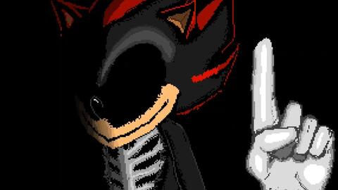 Halloween Special Shadow VS Sonic EXE (Sprite Animation)_哔哩哔哩_