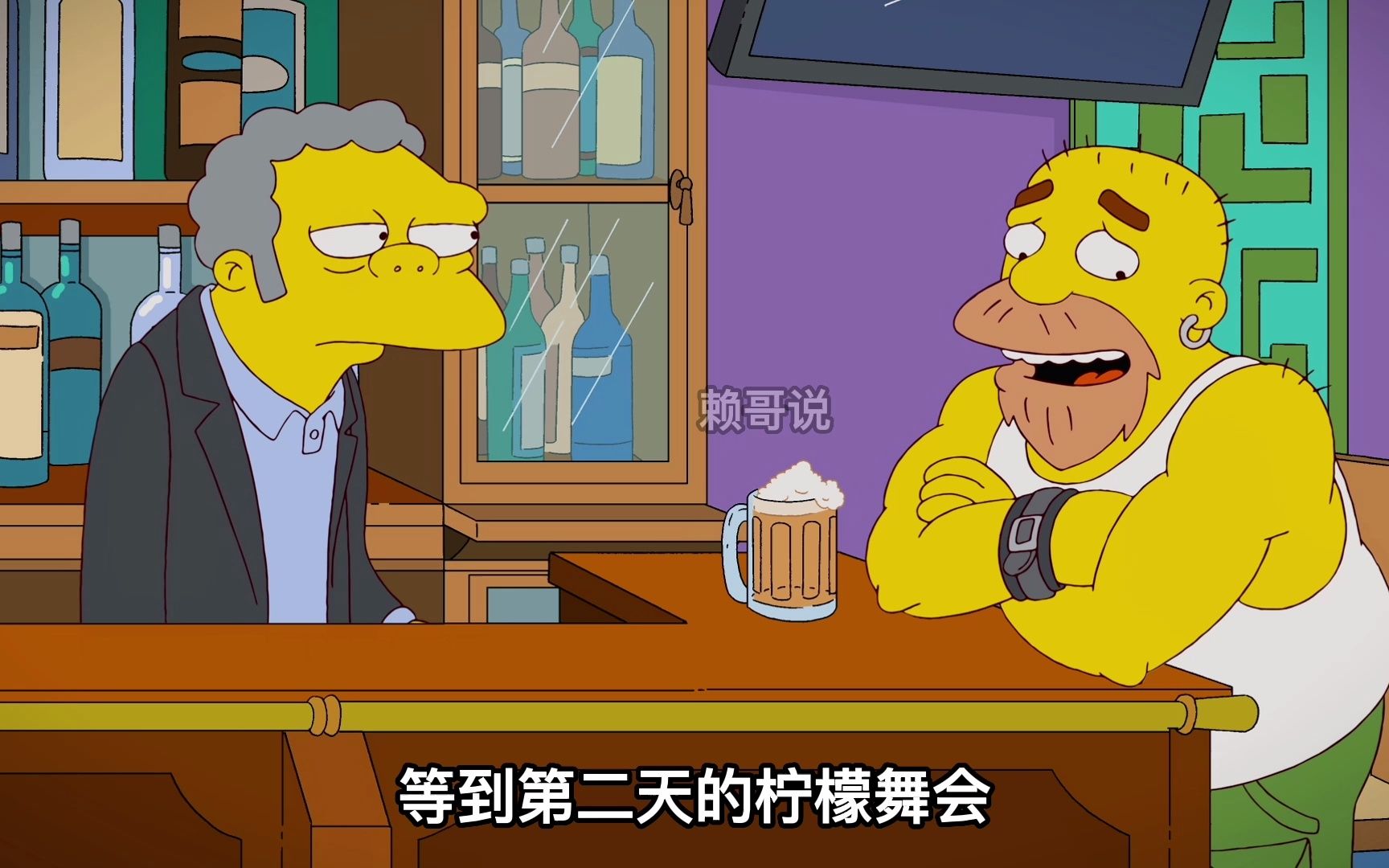 辛普森一家:老谋子暗恋玛姬不成,怒而爱上肌肉男