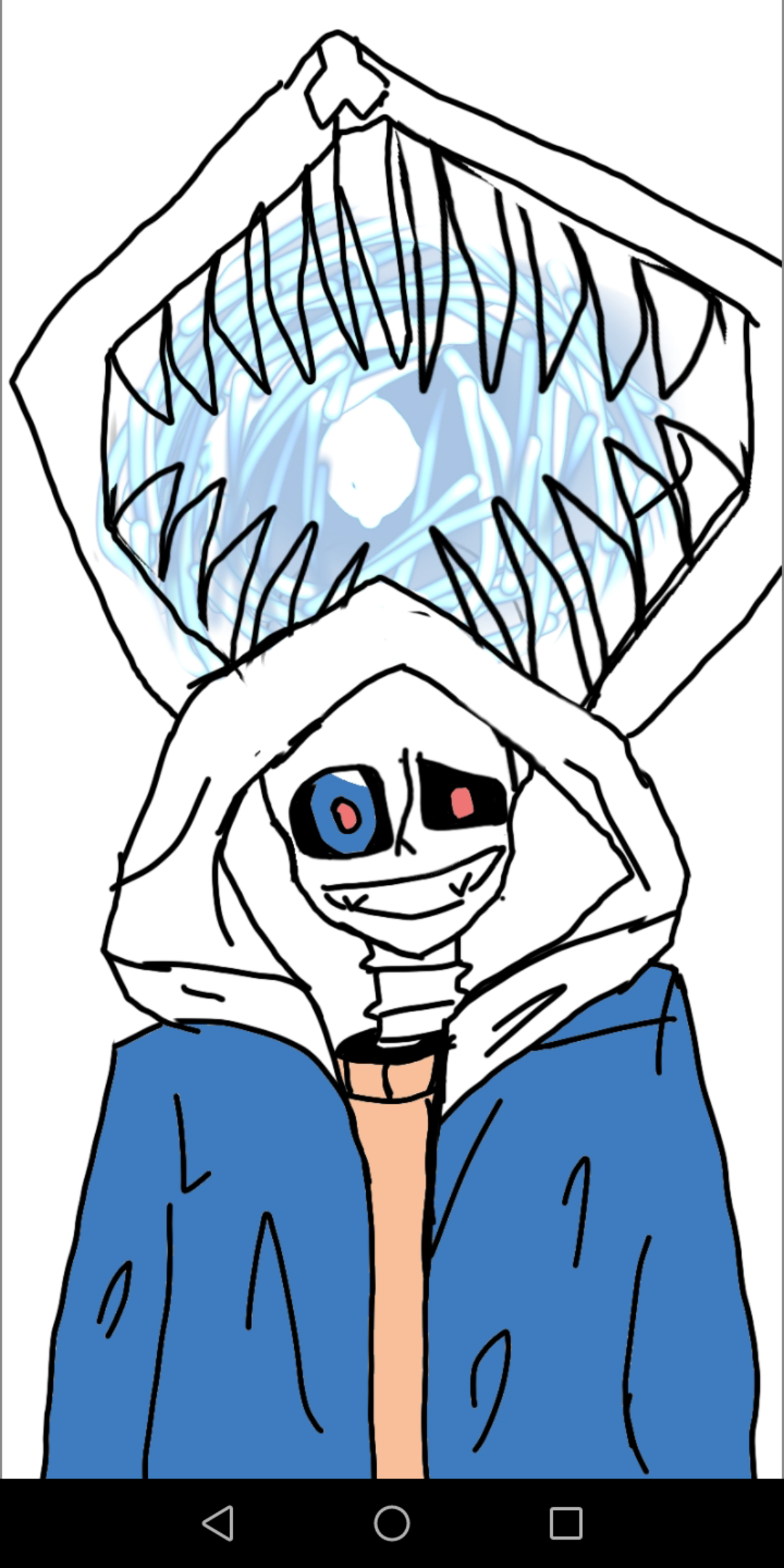 尘埃sans,指绘,画渣(01д01)