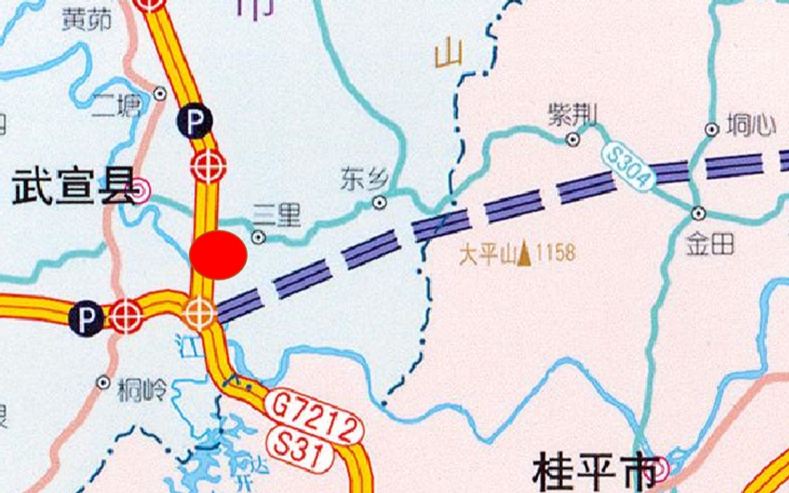 广西平武高速规划图图片