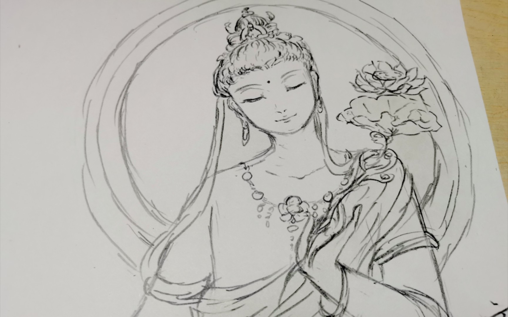 七分钟,摸了一个文殊菩萨