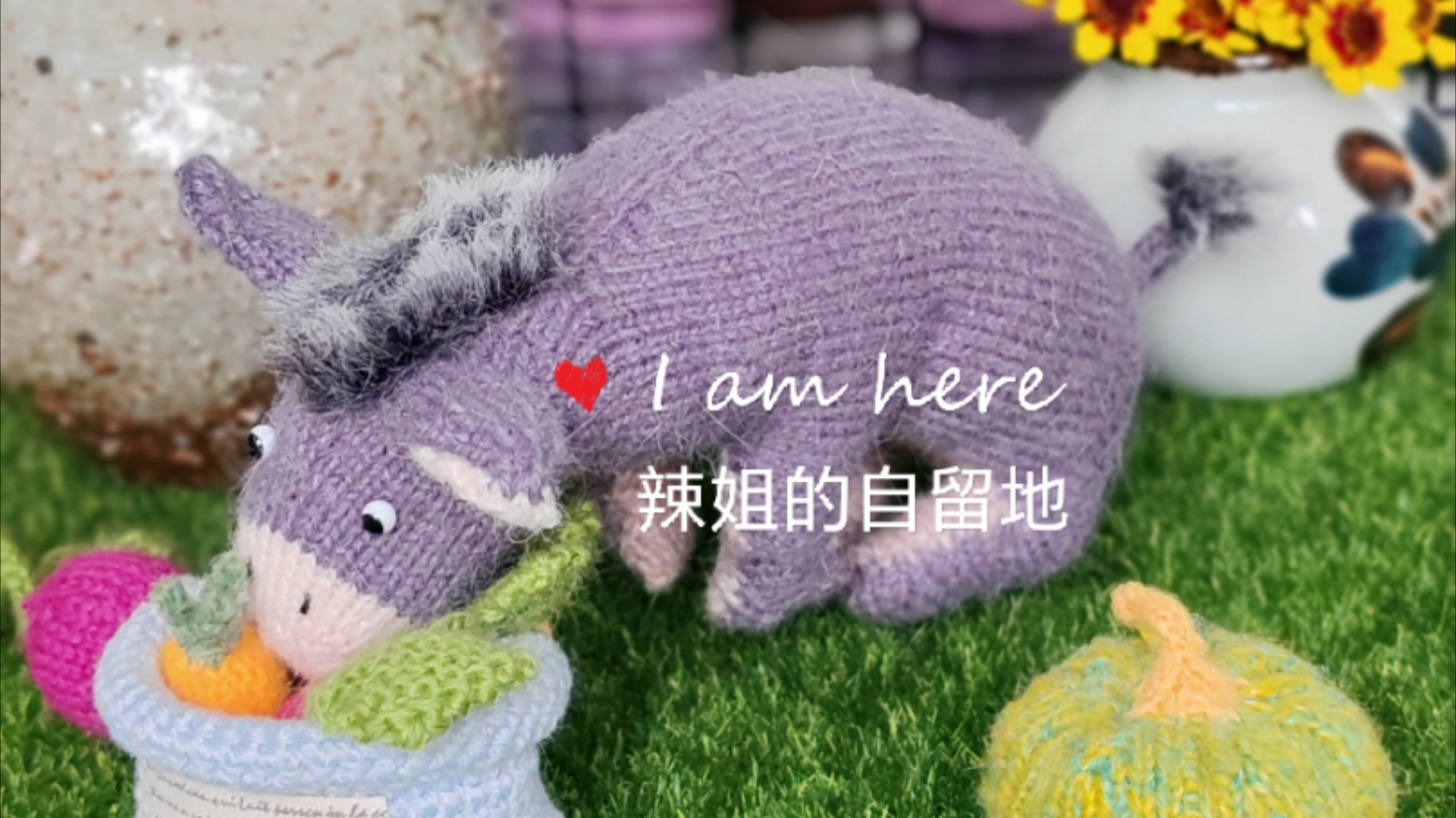 棒针玩偶:毛驴屹耳(eeyore)哔哩哔哩bilibili