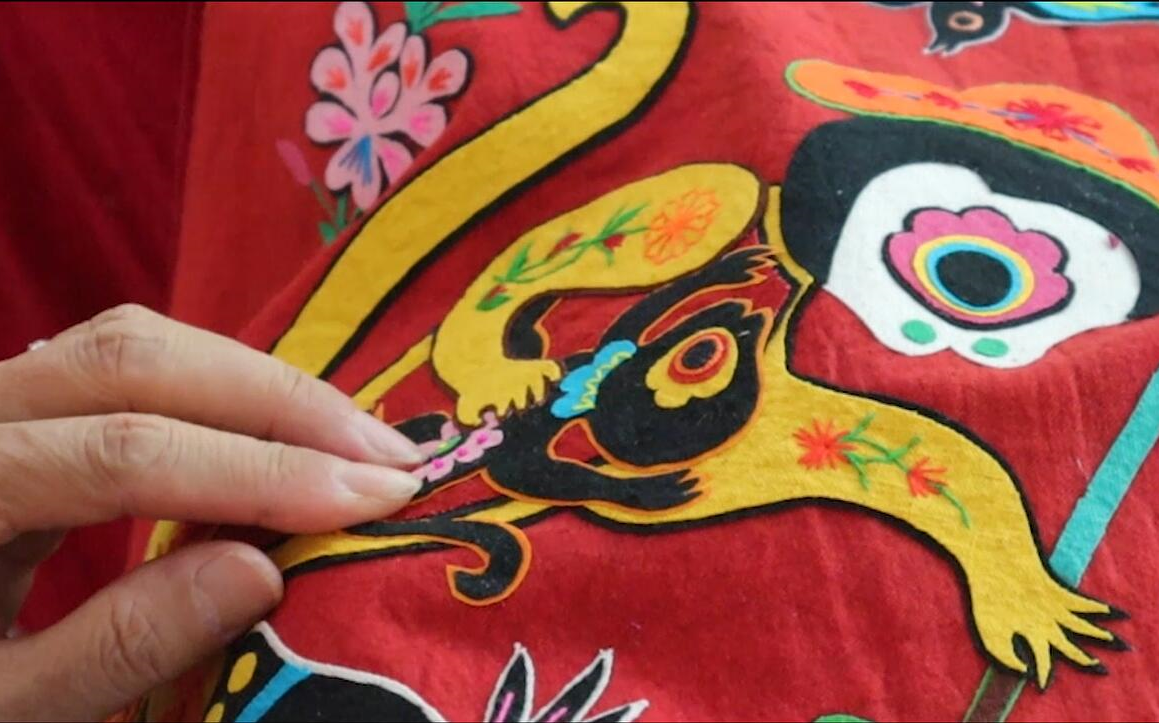 走进非遗"布堆花"——"手指上的中国"实践团2021延川行