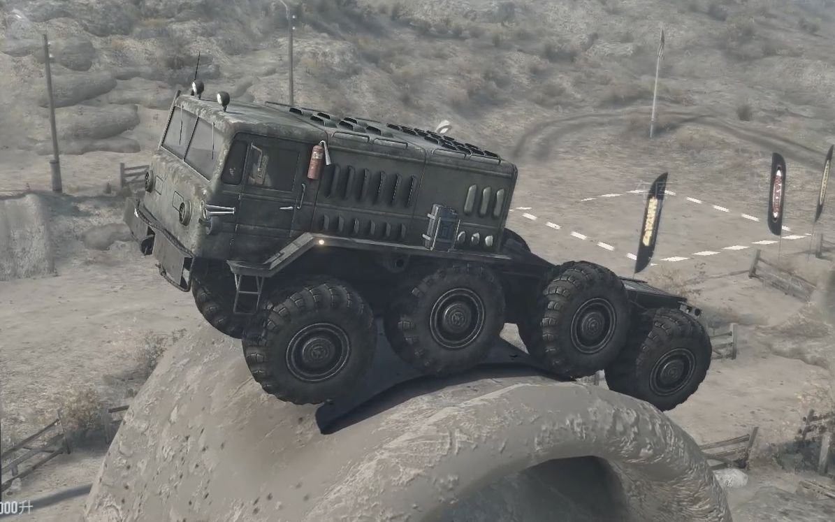 泥泞奔驰前苏联重卡maz535越野性能秒杀太拖拉815乌尼莫克轻松穿越最