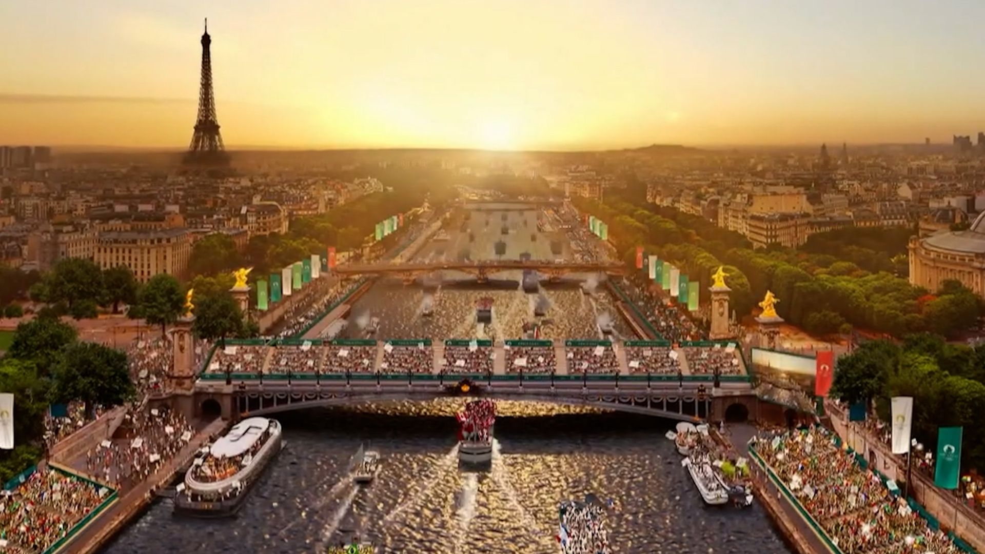 巴黎奥运会开幕式定档!180艘船只参与开幕式 运动员们乘游船进场