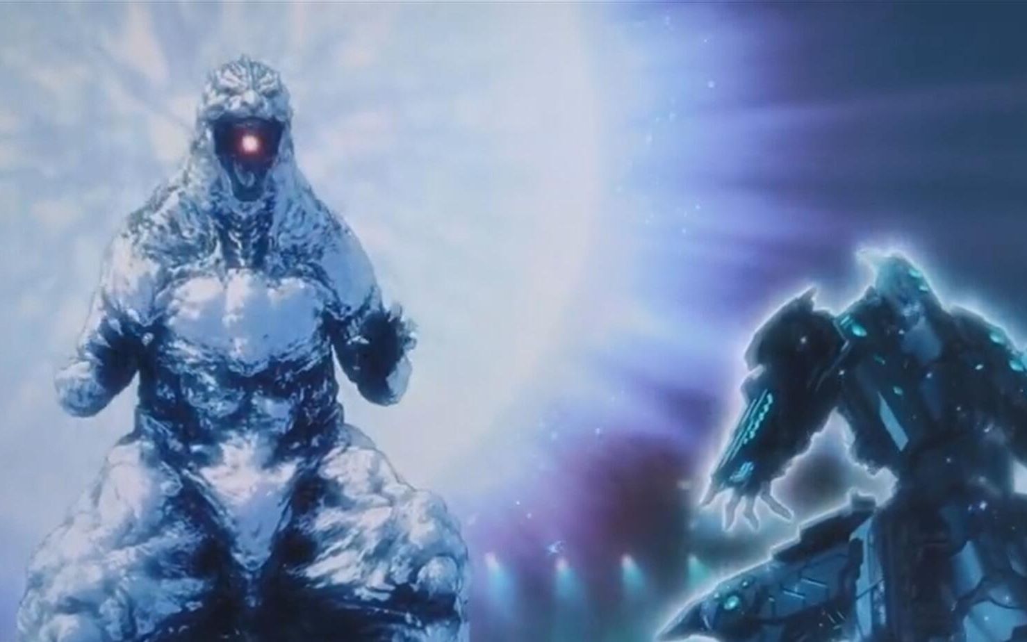 【哥斯拉】雪之哥斯拉与eva!新干线变形机器人剧场版新片段