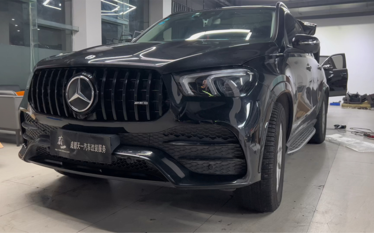 成都奔驰改装#gt中网#四出尾喉