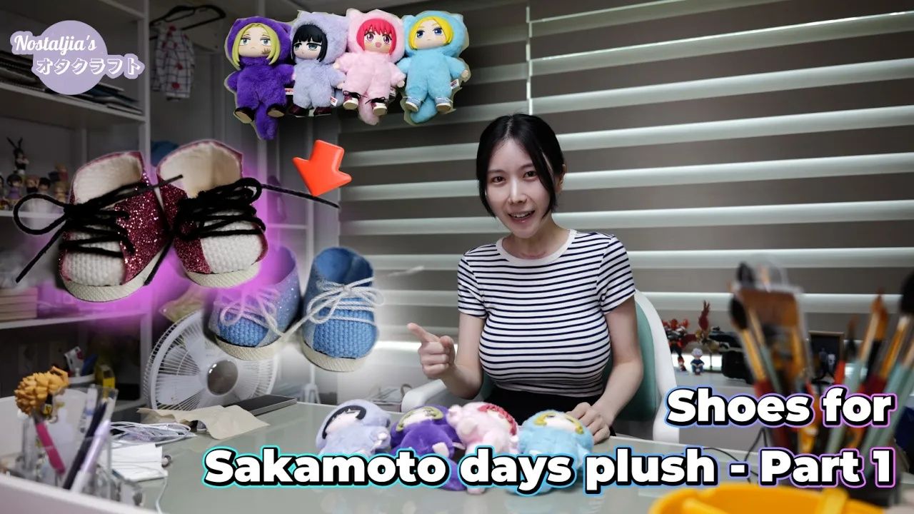 Canvas shoes for Sakamoto days Labubu plush - Part 1(Shin, Lu ShaoTang)?