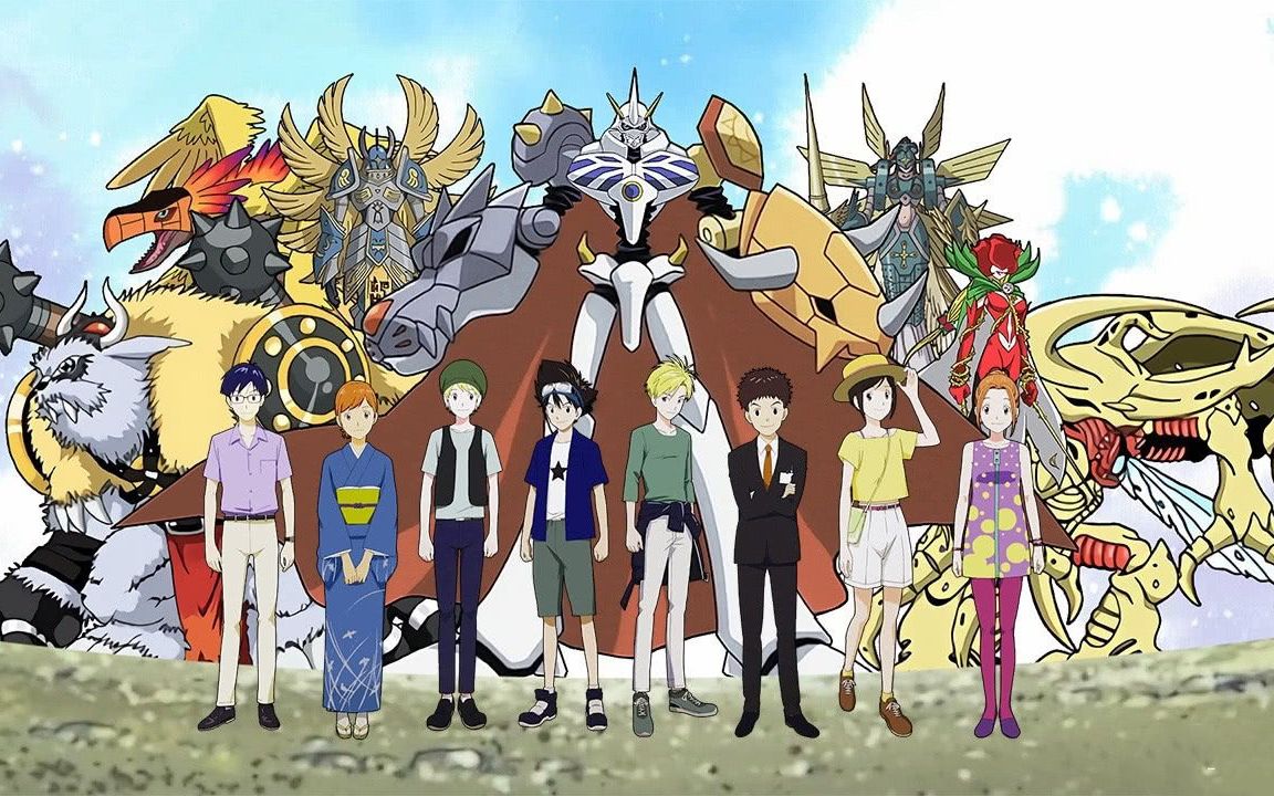 数码宝贝20周年最初的八个数码宝贝进化合集