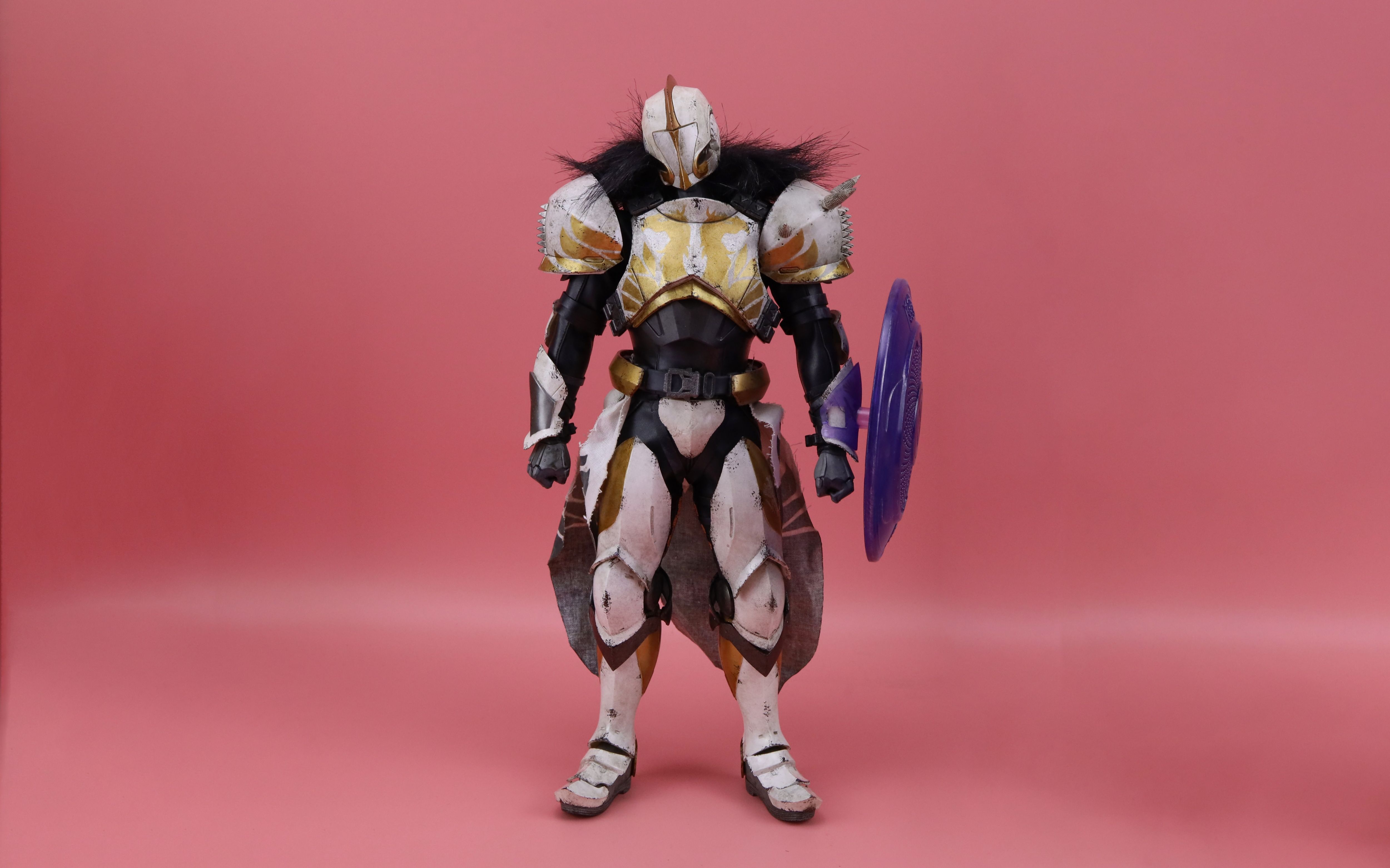 【周哥测评】3a toys 命运2 泰坦 皮甲套上板甲 拿个能量盾就是科幻!