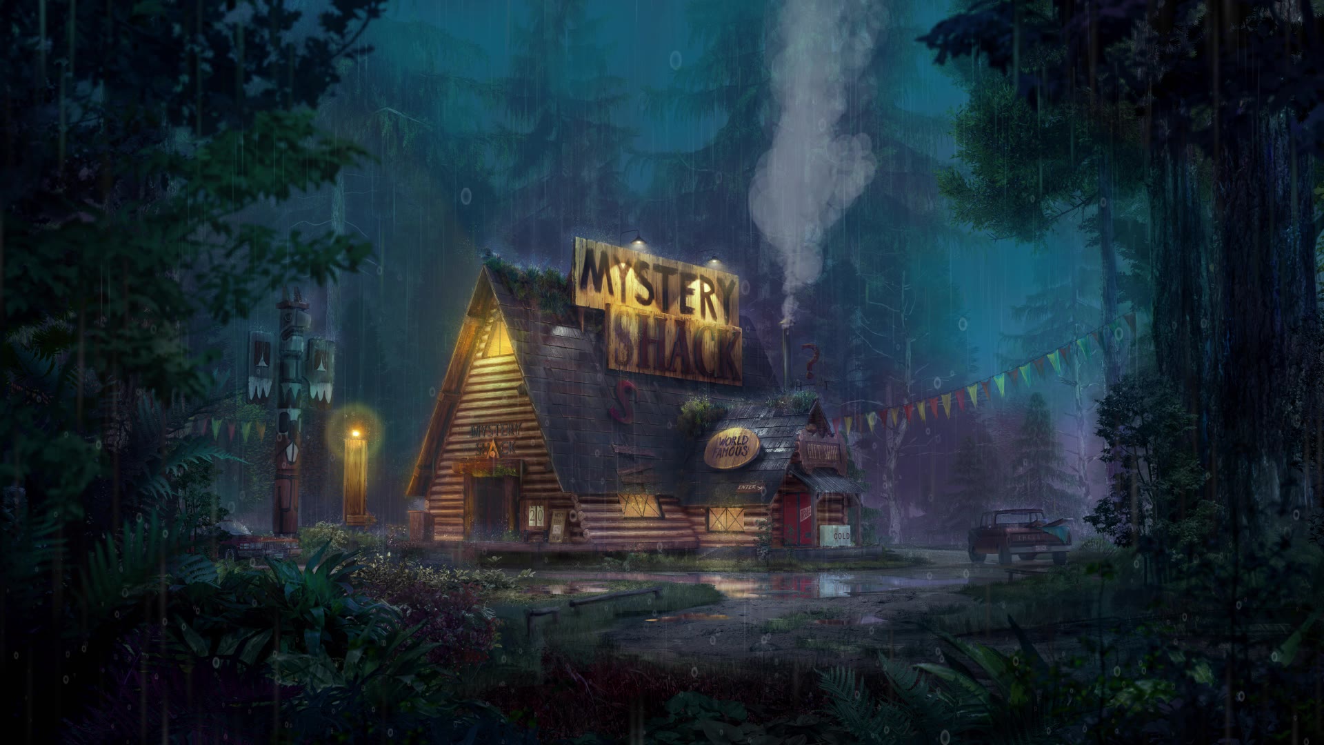 温馨林中小屋#雨天鸟鸣【放松   学习   睡眠   冥想】