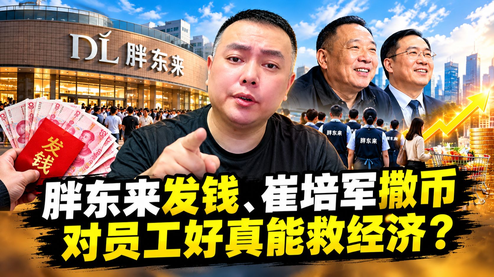 胖东来发钱、崔培军撒币，对员工好真能救经济？