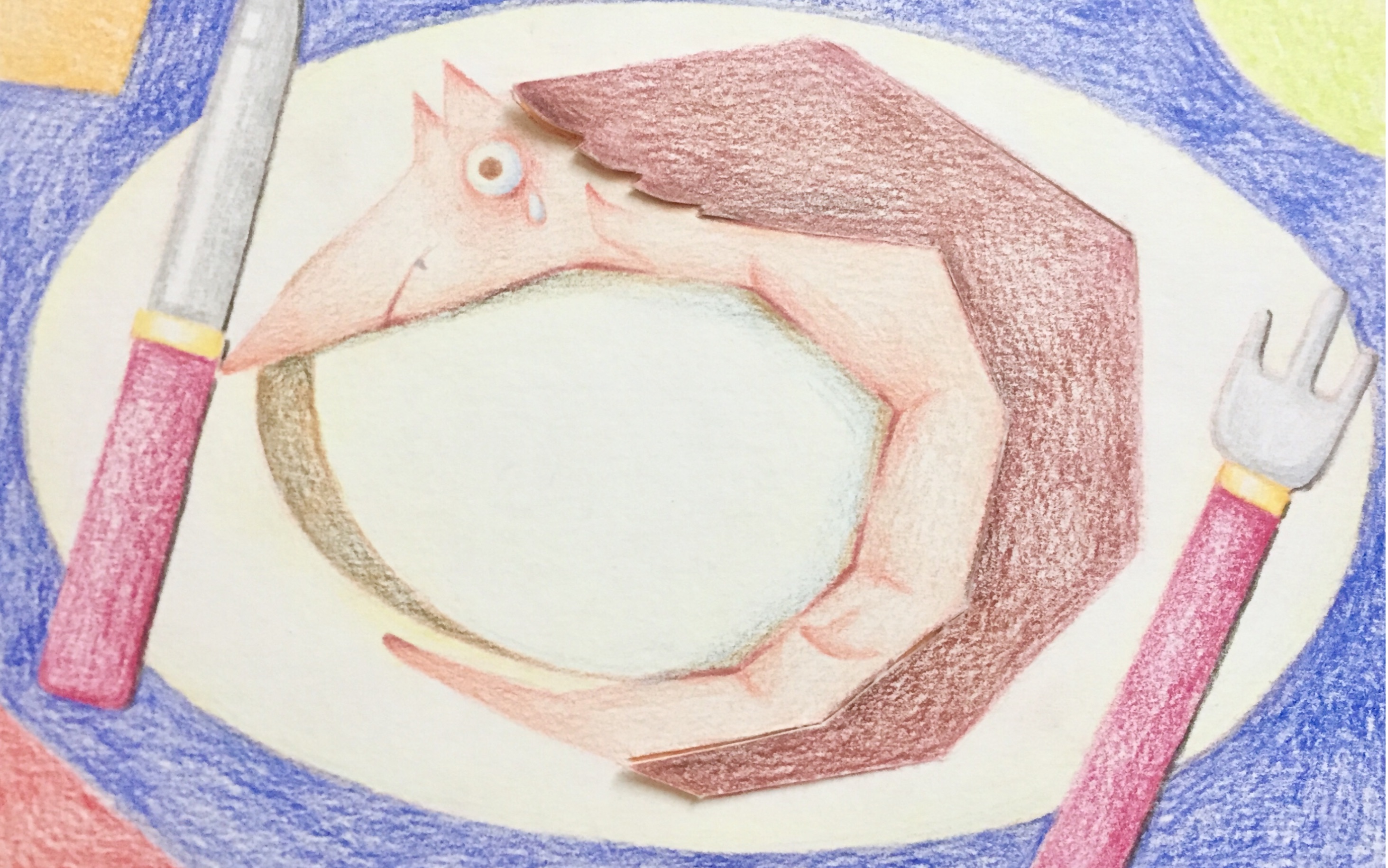 彩铅立体儿童绘本—居住在动物身上的小病菌(一)