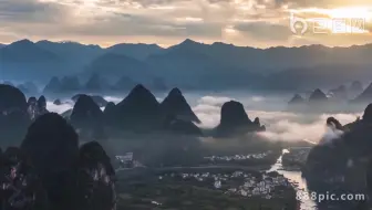 延时摄影 航拍中国桂林 山水美如画 哔哩哔哩 Bilibili