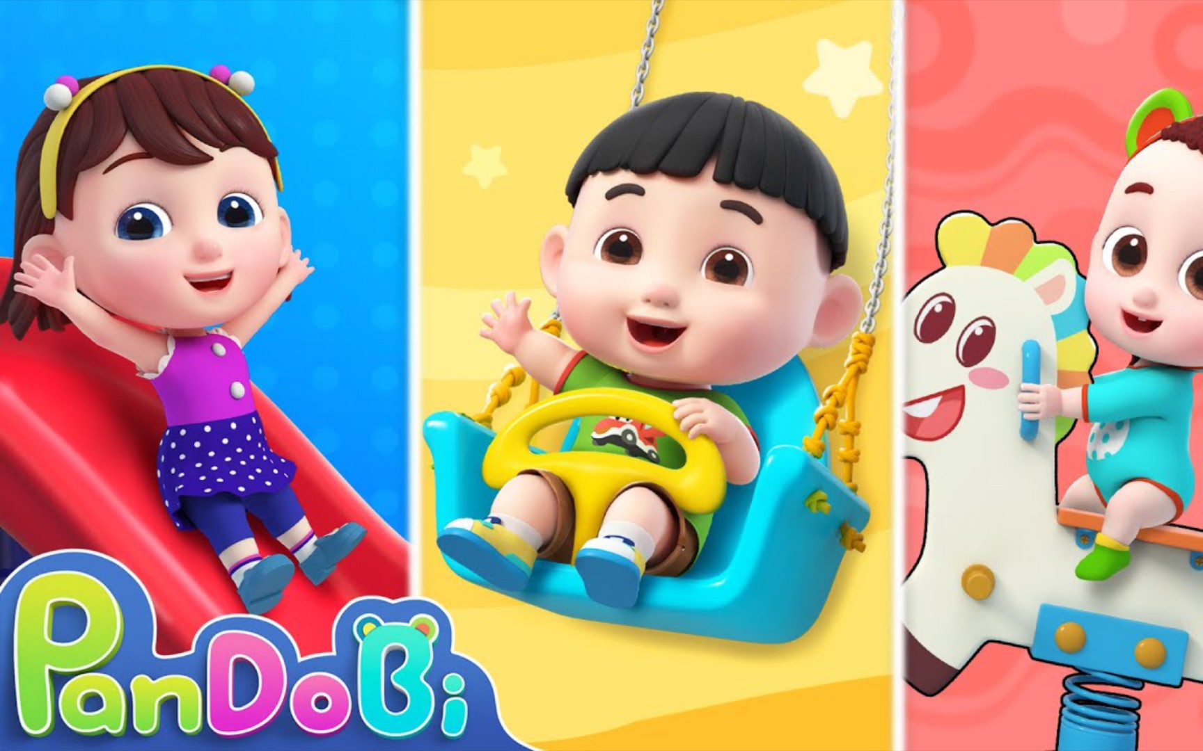 【super pandobi童谣&儿歌】baby plays at the playground
