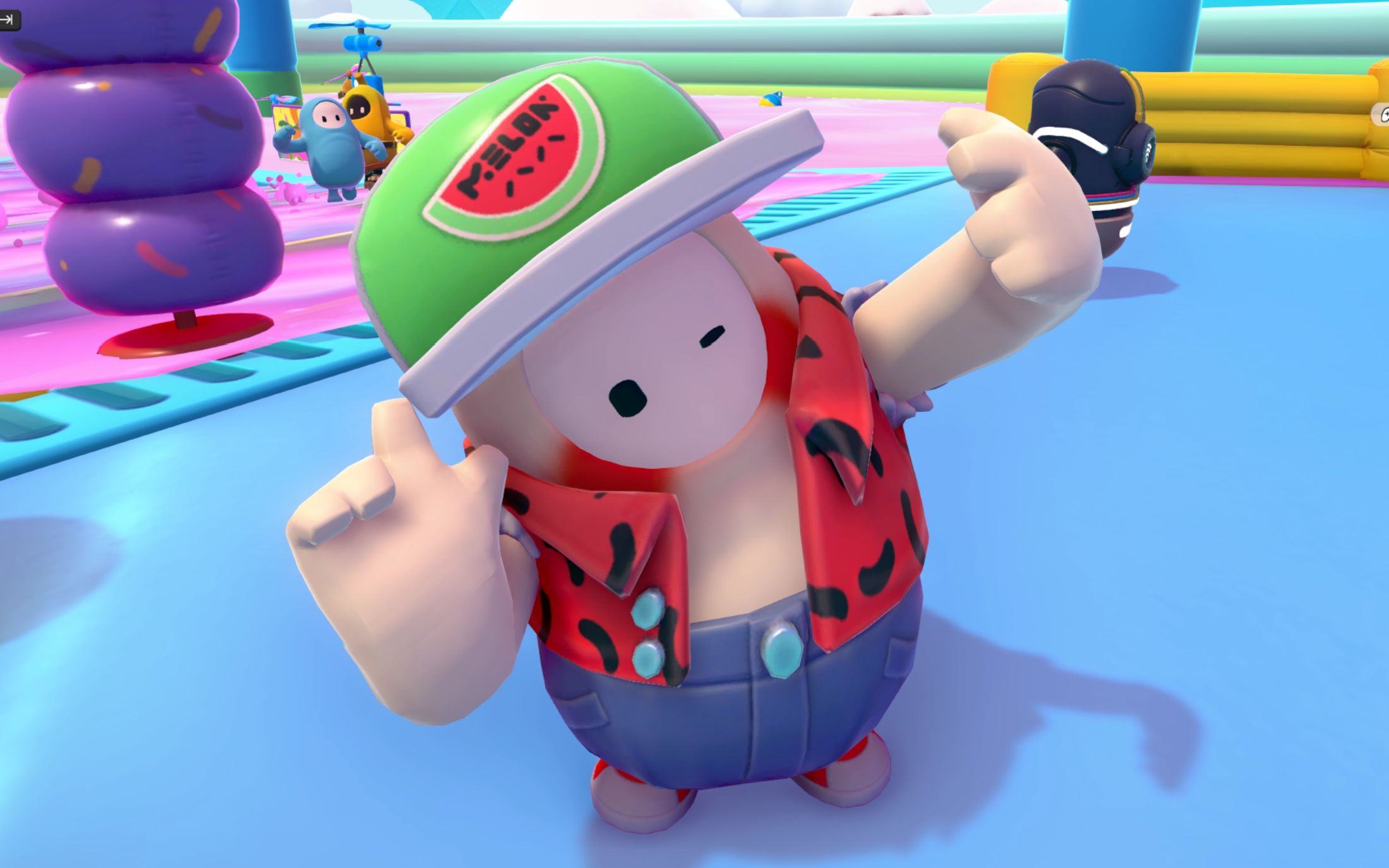 【糖豆人】西瓜货运司机皮肤演示,保证新鲜直送!