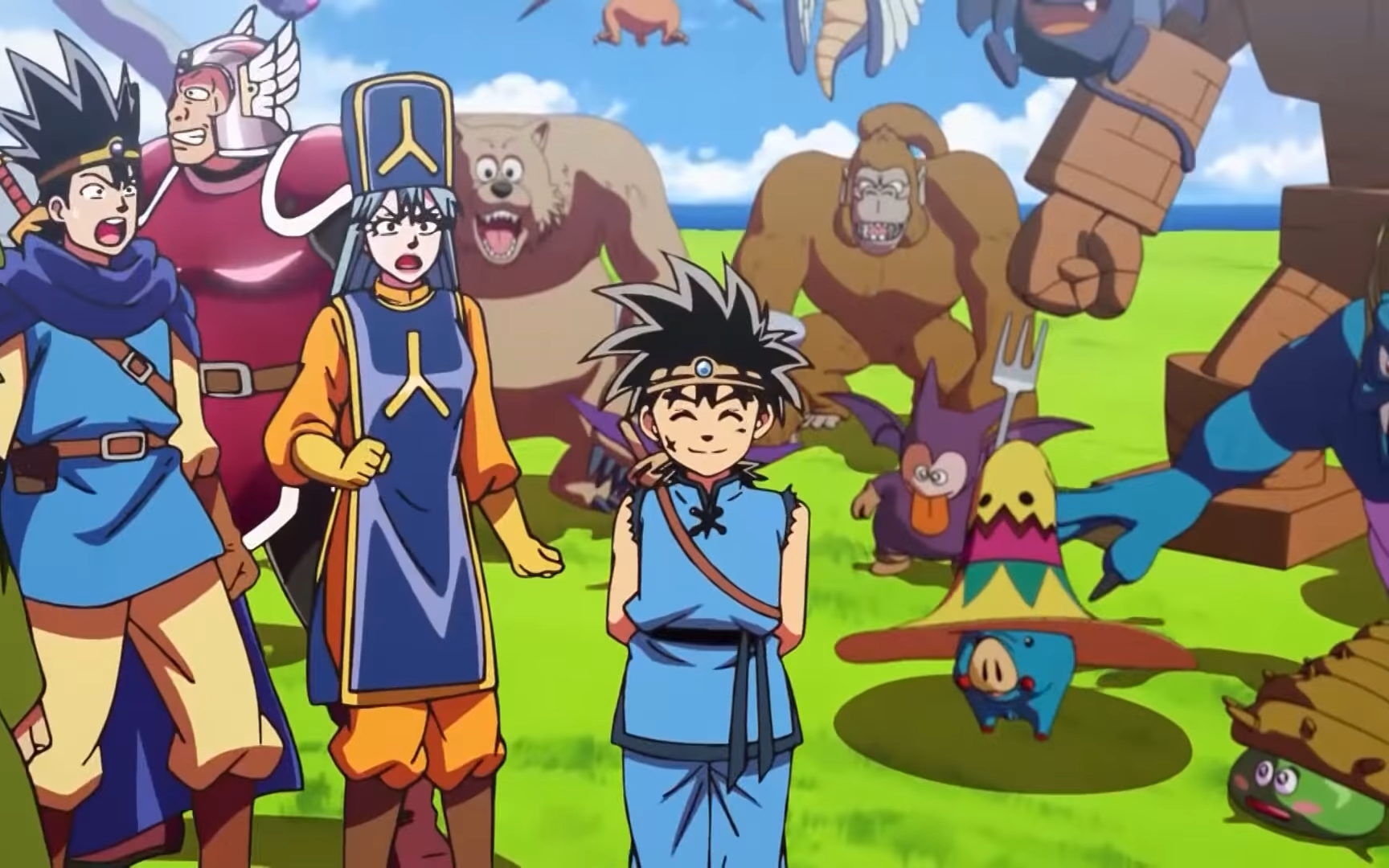 动画《勇者斗恶龙 达伊大冒险》预告视频 开场动画