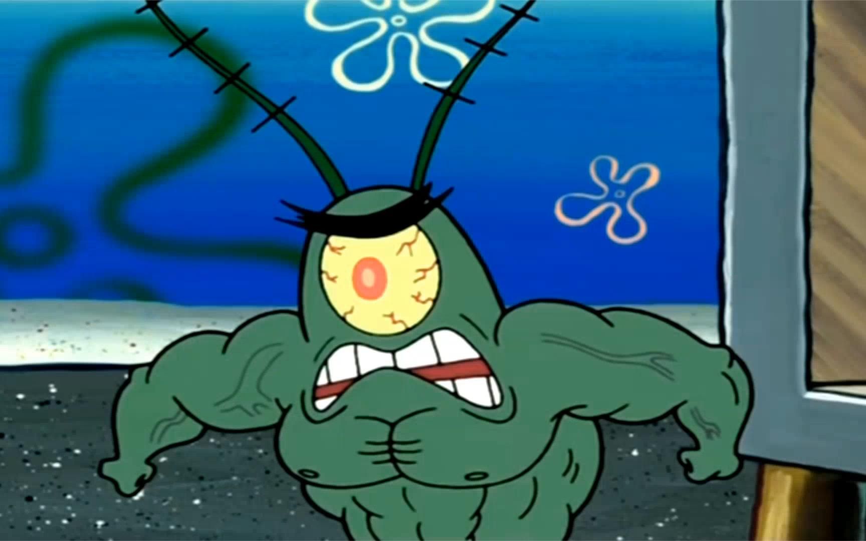 痞老板气急败坏,练出浑身肌肉,准备找蟹老板算账!