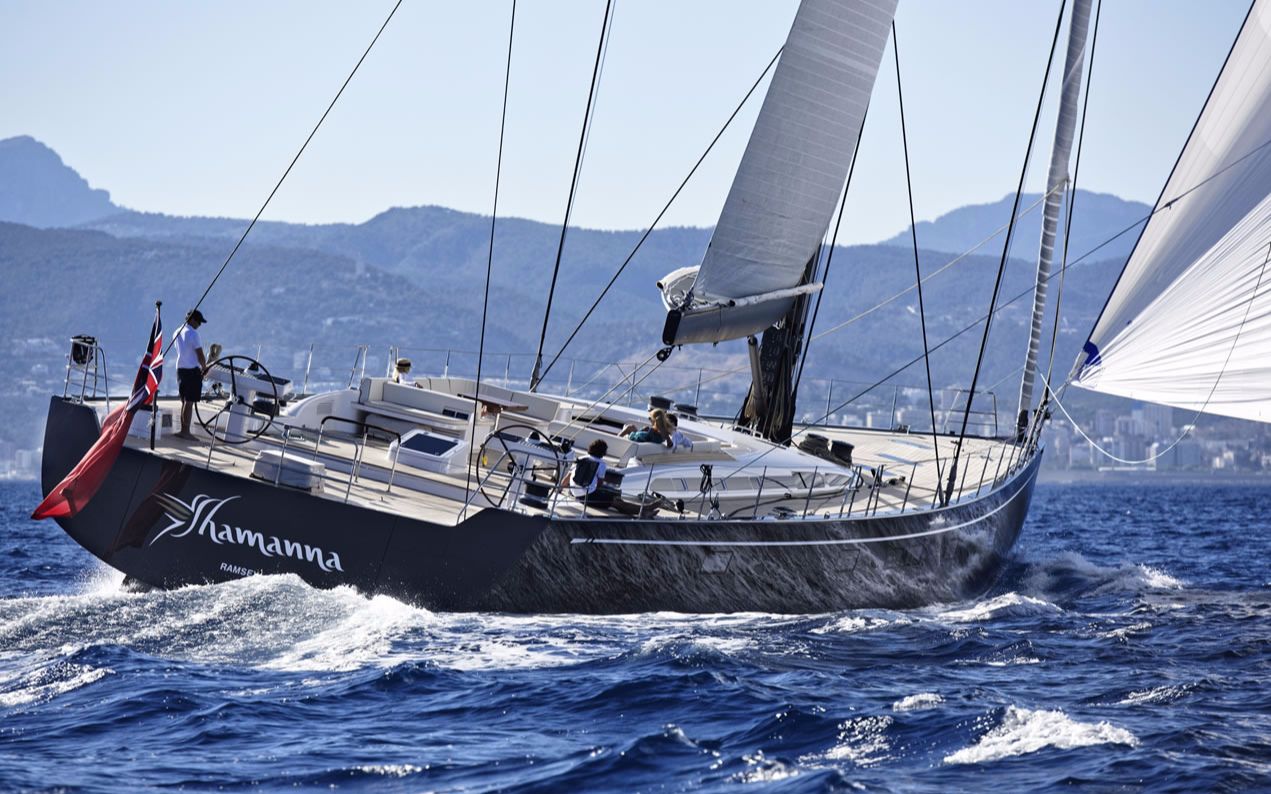 超级帆船-芬兰nautors swan115 fd  帆船35.2米的shamanna号