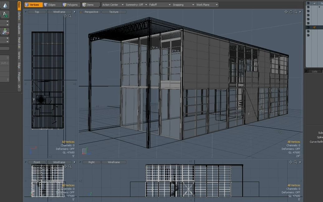 查尔斯ⷮŠ伊姆斯 现代自宅 Charles & Ray Eames' house(1949)纯三维建模教程哔哩哔哩bilibili