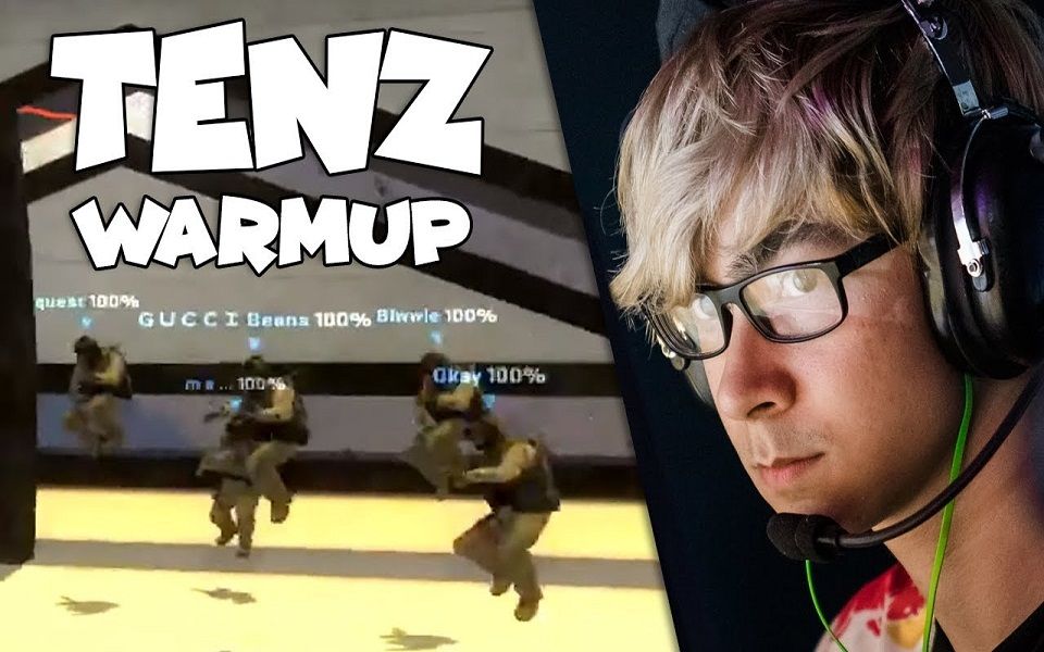 【CSGO】Cloud9 TenZ ???????? CS:GO Warmup (Aim Botz + Aim Server) 22 July ...