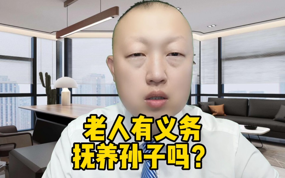 老人有没有义务抚养孙子?哔哩哔哩bilibili