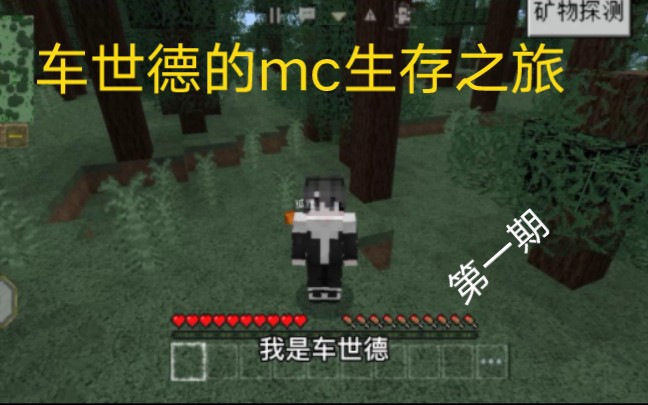 [图]车世德的mc生存之旅:来到mc,探索世界竟发现村庄旁边有一个掠夺塔!