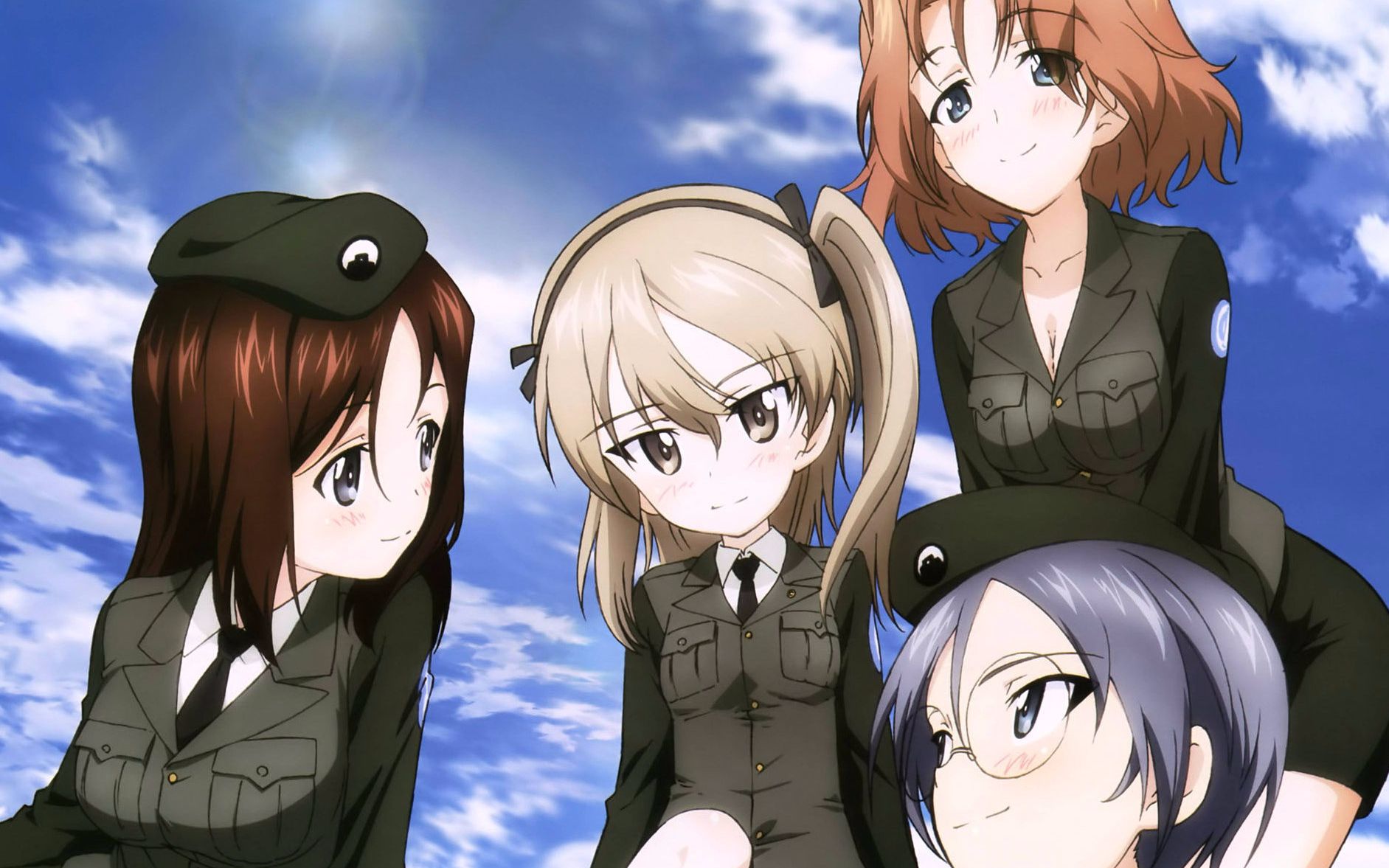 少女与战车大学选拔队m26潘兴战斗曲好敌手です