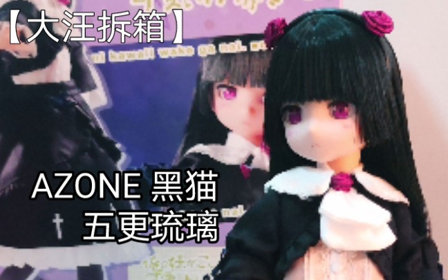 【拆箱测评】AZONE 我的妹妹不可能这么可爱 黑猫 五更琉璃 娃娃哔哩哔哩bilibili