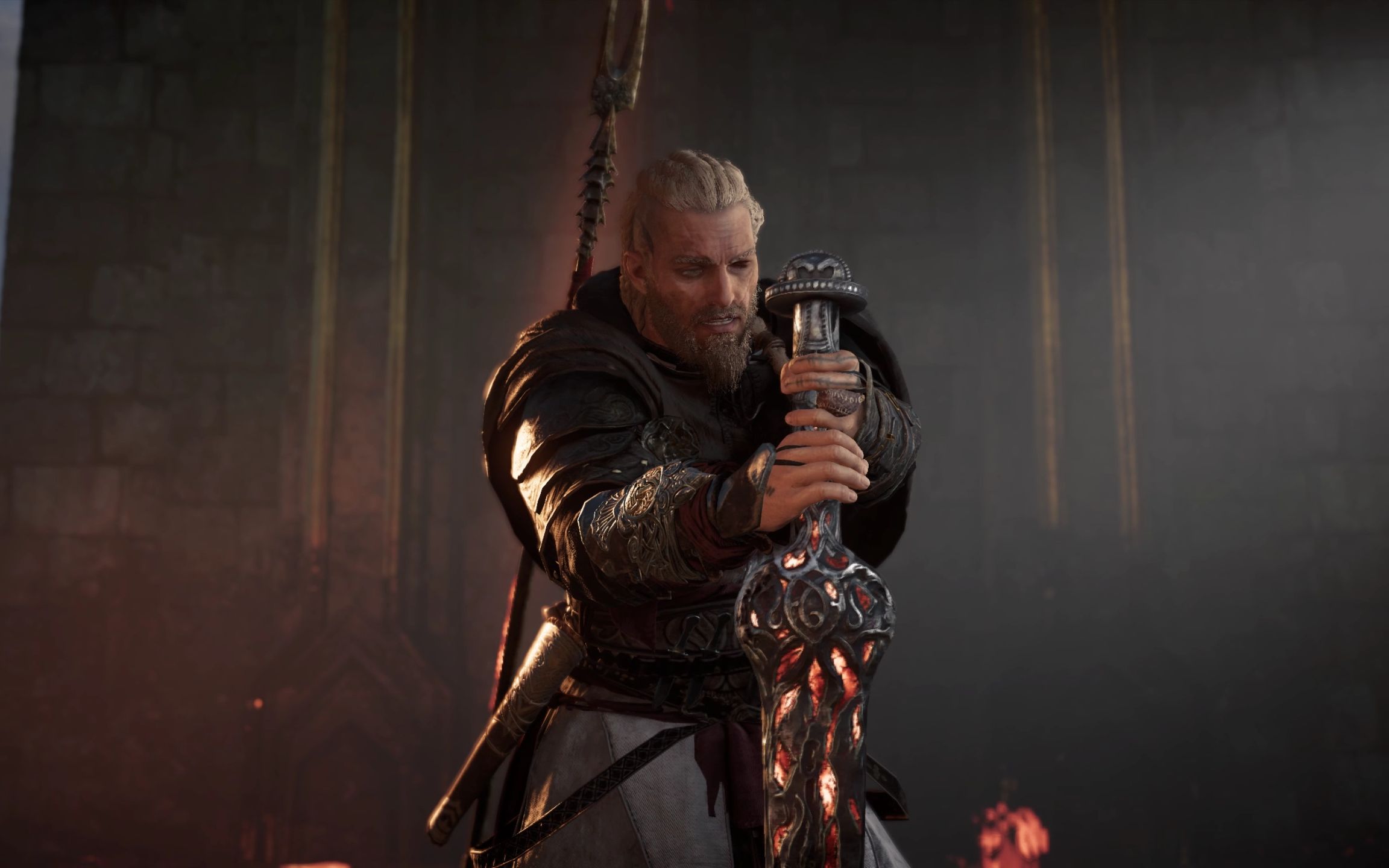 英灵殿末日曙光dlc最终boss战奥丁vs苏鲁特2k画质