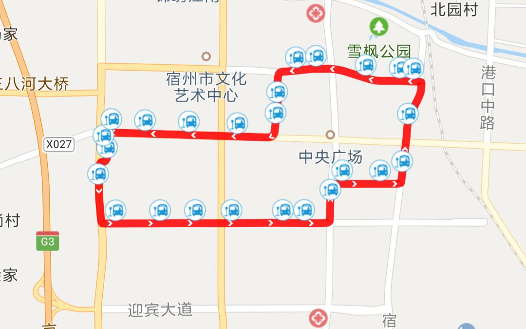 宿州k1公交车线路图图片