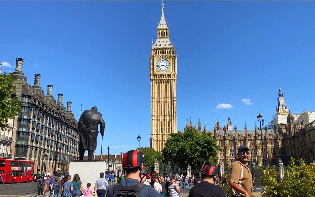 【超清英国】漫步伦敦 威斯敏斯特大桥 (1080p高清版) 2022.