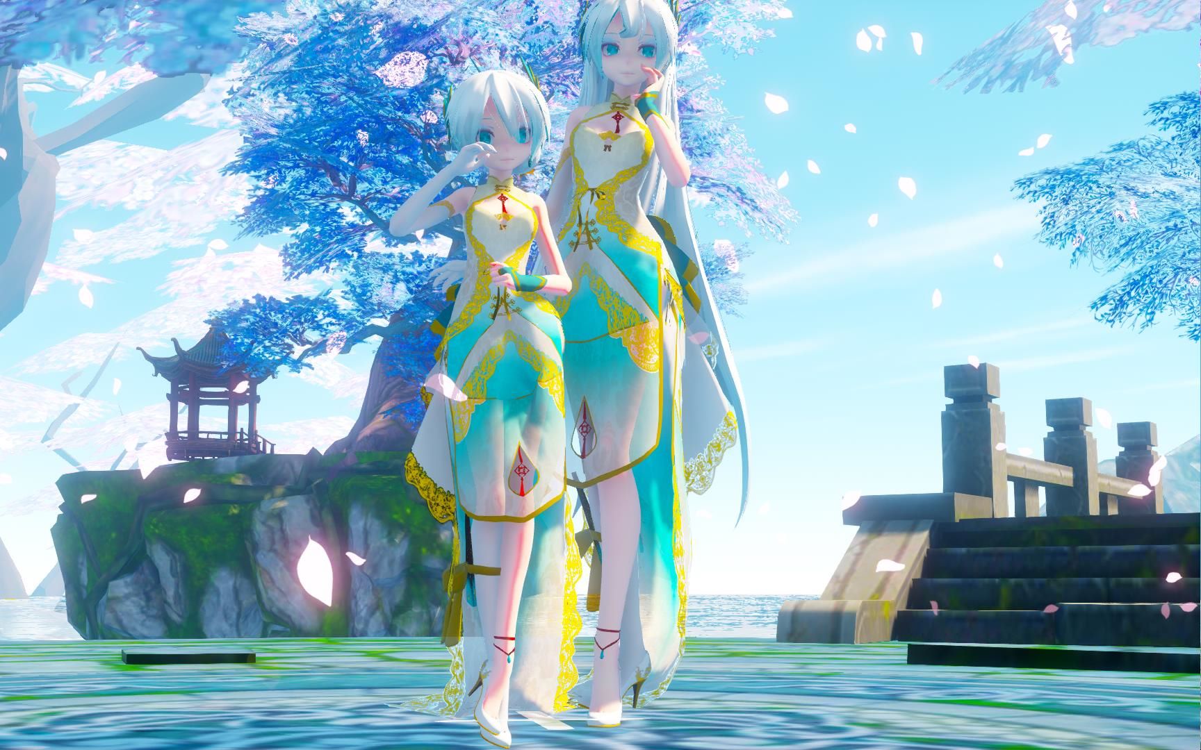 【言和】只羡鸳鸯不羡桃花仙【桃花旗袍】【重置版】_哔哩哔哩 (゜-゜