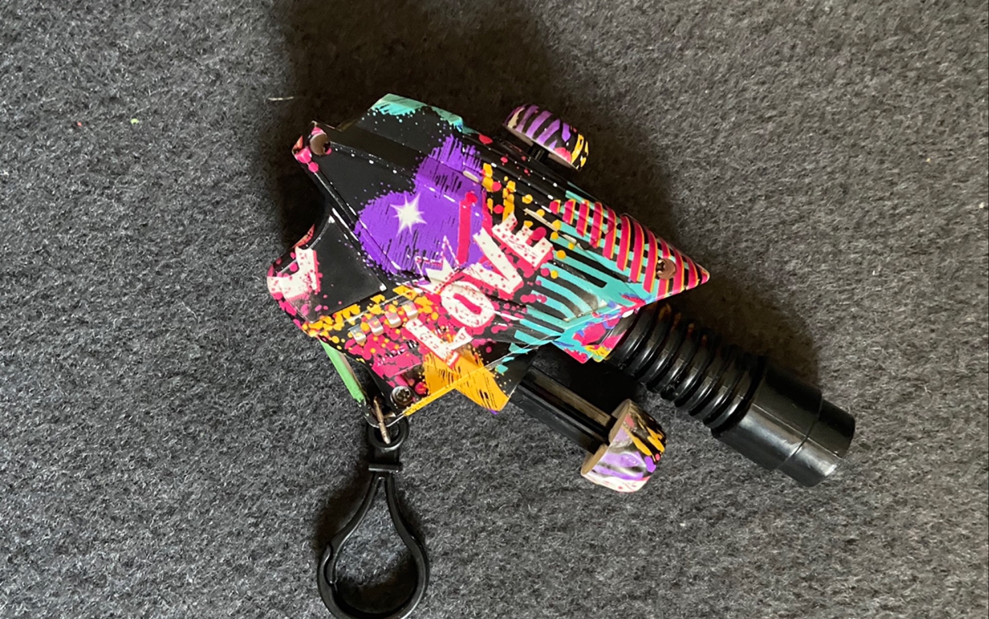 国产复刻版单发掌心炮单发钥匙扣nerf类软弹发射器【王叔叔的玩具屋】