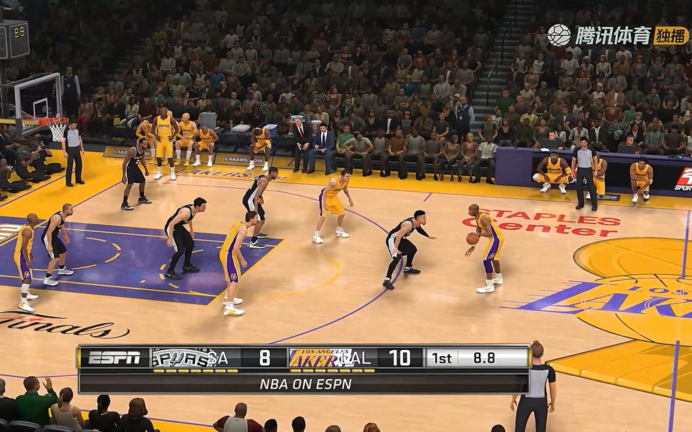 【nba2k21】洛杉矶湖人2008总决赛球场补丁演示 分享