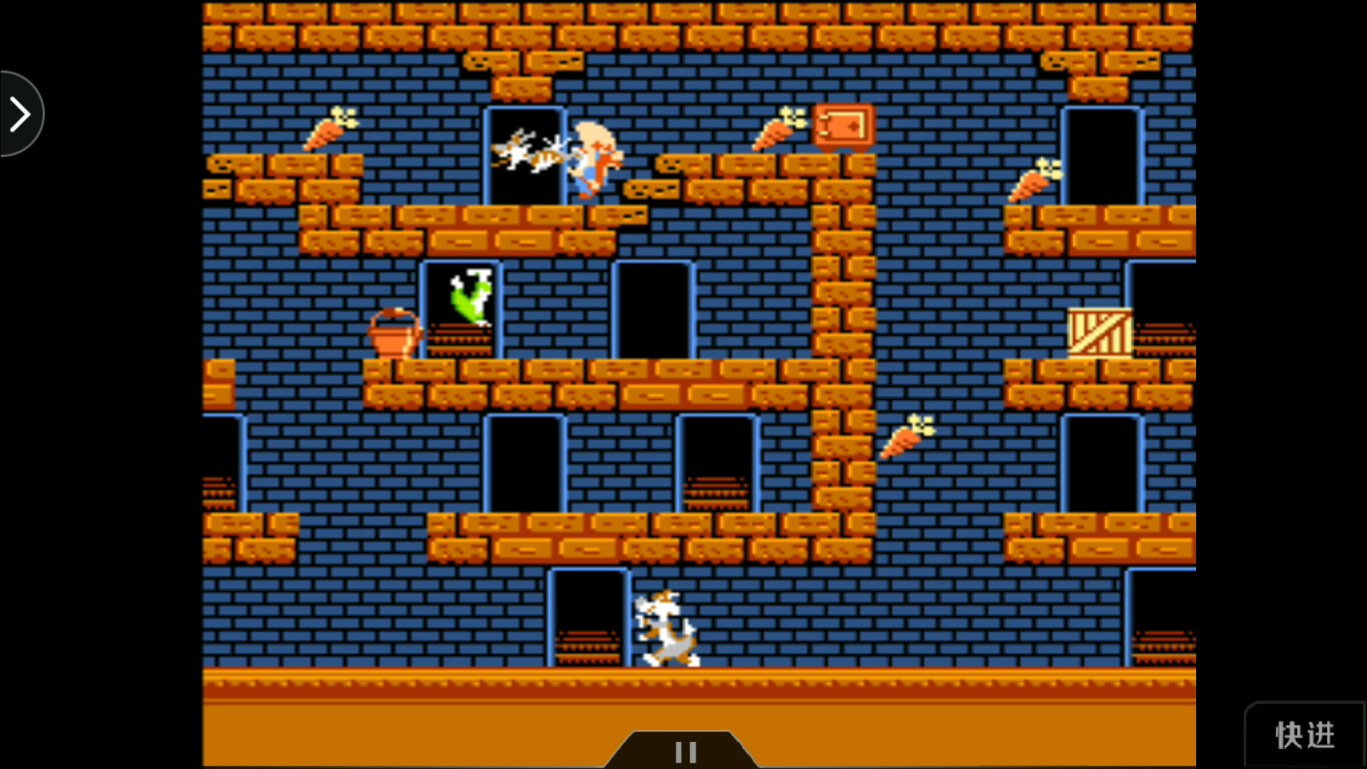 com【侍卫解说】fc游戏《兔八哥疯狂城堡》娱乐通关 第2期25分钟2秒