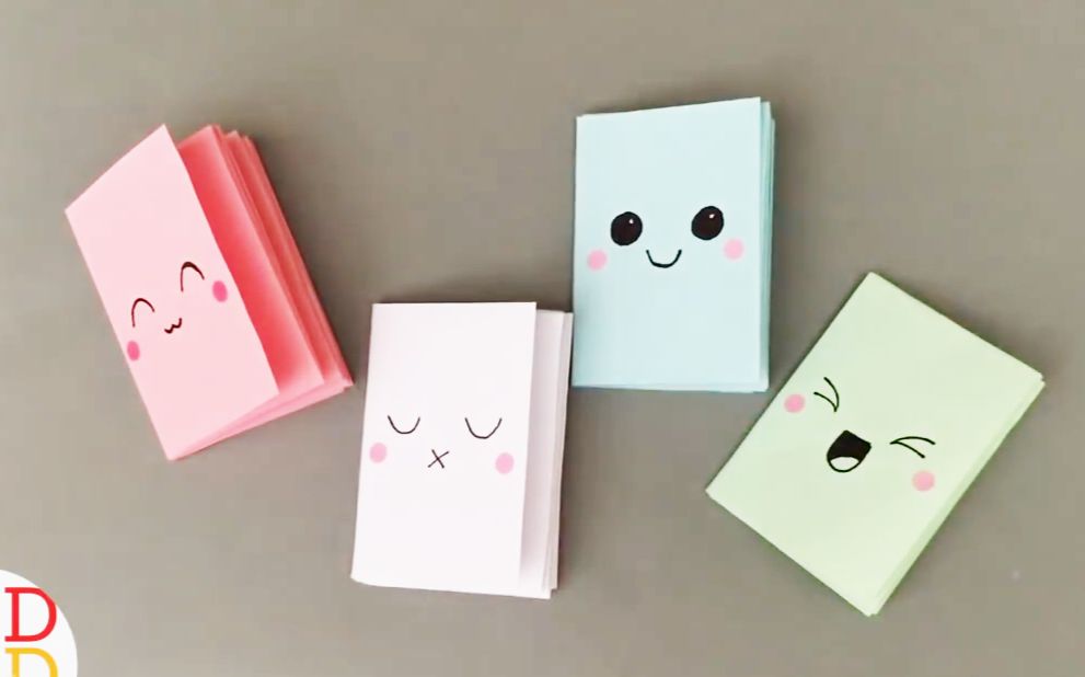 只需一张纸就能做的迷你笔记本简直是考试作弊神器啊