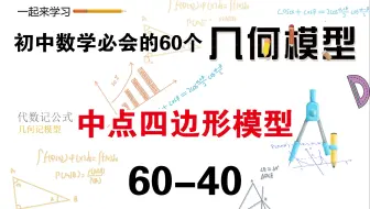 初中数学必会的60个几何模型之40“中点四边形模型”