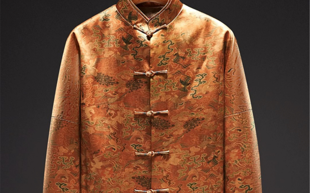 真丝男士唐装