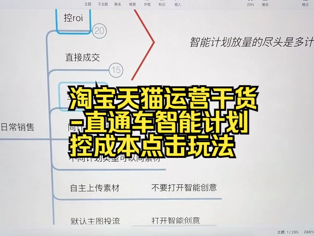 淘宝天猫运营干货直通车智能计划控成本点击玩法哔哩哔哩bilibili