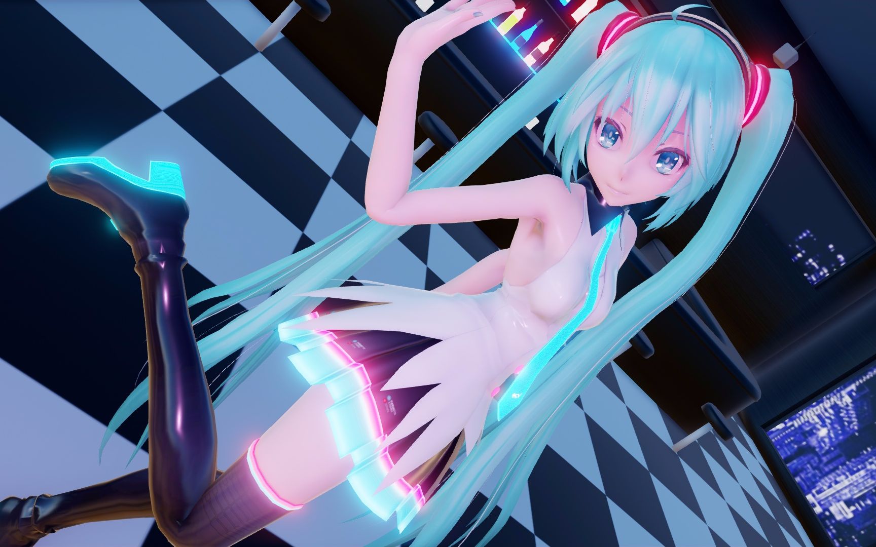 【MMD】【MIKU】夜店公主热舞!!classic哔哩哔哩bilibili