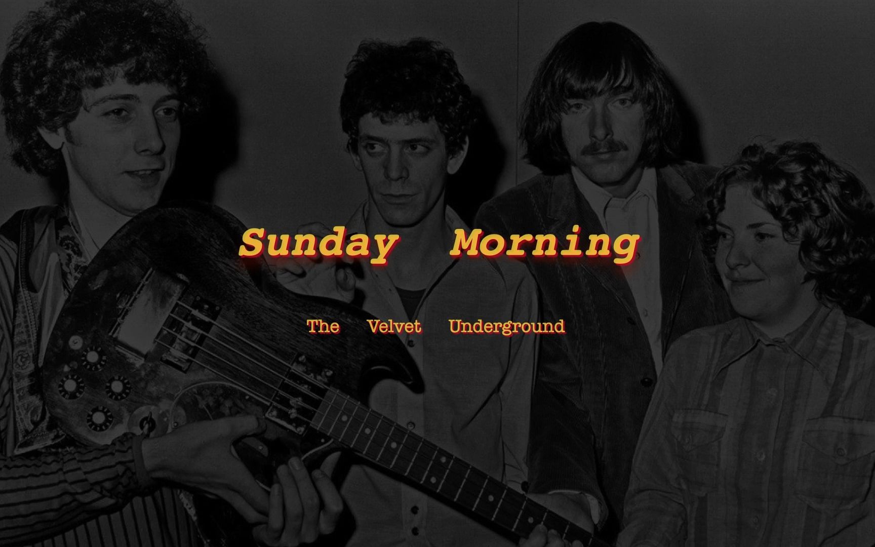 [图]Sunday Morning - The Velvet Underground