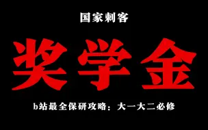 Download Video: 大学奖学金最强攻略：奖学金科普/策略准备/大学学习/科研竞赛/学生活动/评奖答辩