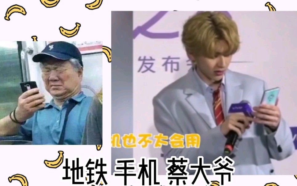 老大爷派头的【蔡徐坤】,很有这个feel啊!_哔哩哔哩_bilibili